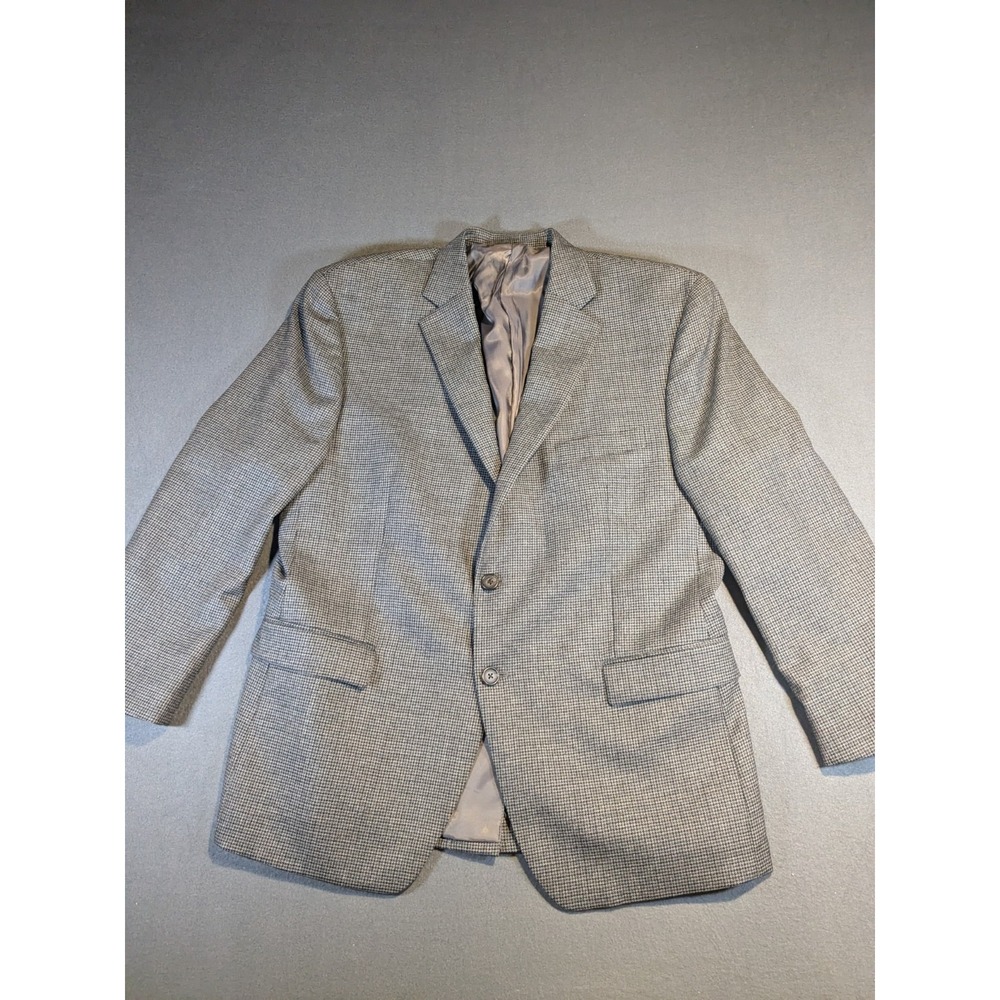 Polo Ralph‎ Lauren 44S Houndstooth Wool Blazer Jacket  Mint!